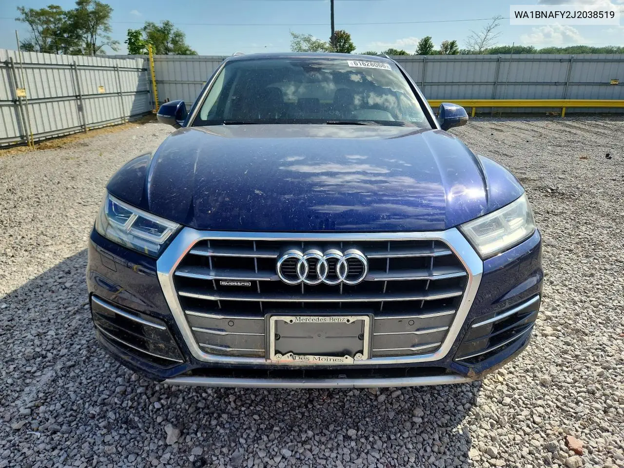 2018 Audi Q5 Premium Plus VIN: WA1BNAFY2J2038519 Lot: 61628066
