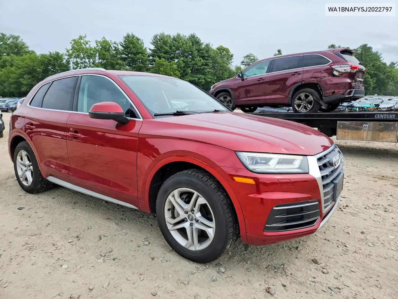 2018 Audi Q5 Premium Plus VIN: WA1BNAFY5J2022797 Lot: 61723316