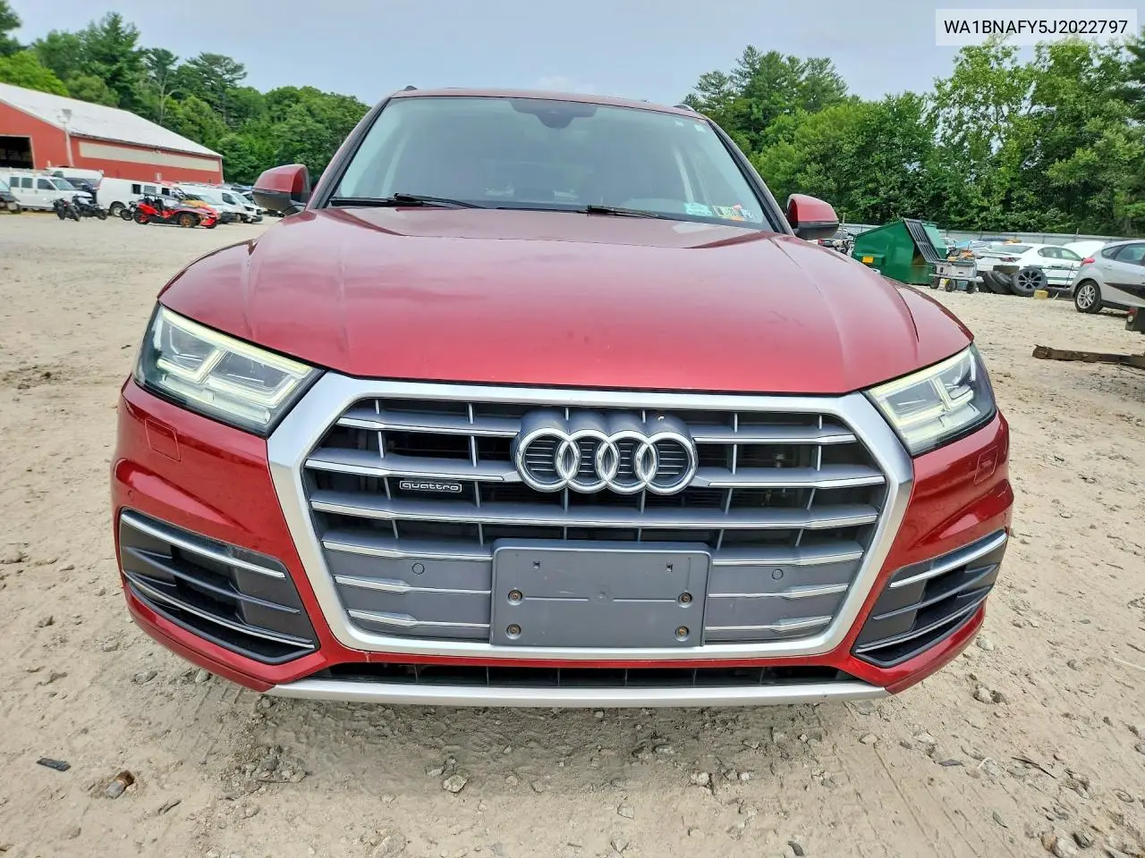 2018 Audi Q5 Premium Plus VIN: WA1BNAFY5J2022797 Lot: 61723316
