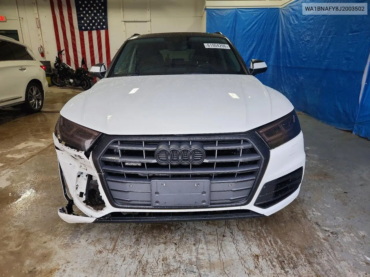 2018 Audi Q5 Premium Plus VIN: WA1BNAFY8J2003502 Lot: 61904206