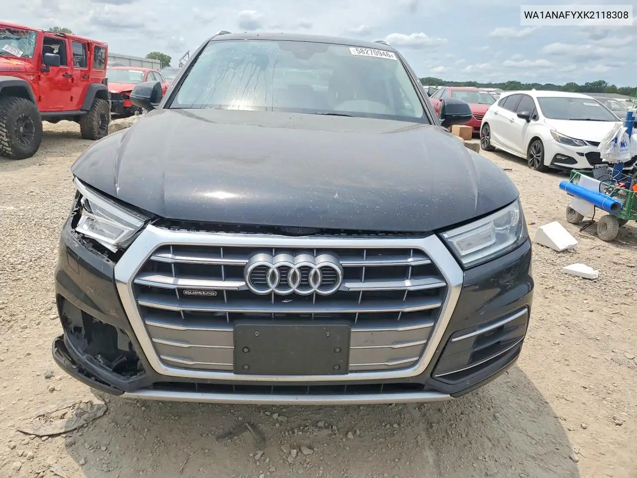 2019 Audi Q5 Premium VIN: WA1ANAFYXK2118308 Lot: 58270946