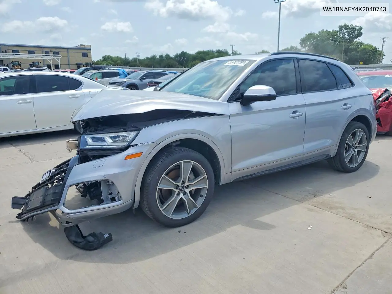 2019 Audi Q5 Premium Plus VIN: WA1BNAFY4K2040743 Lot: 58428396
