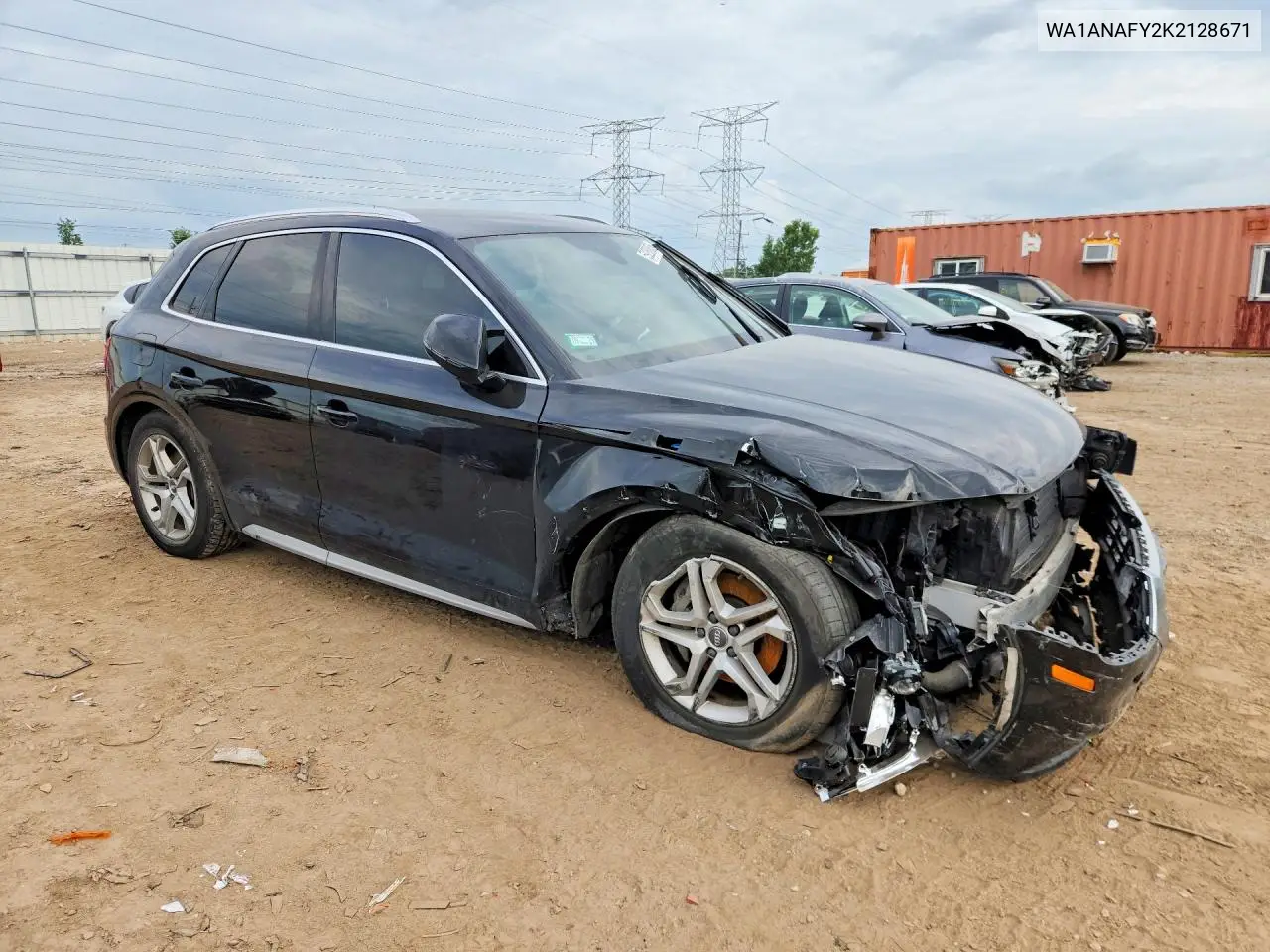 2019 Audi Q5 Premium VIN: WA1ANAFY2K2128671 Lot: 59260836