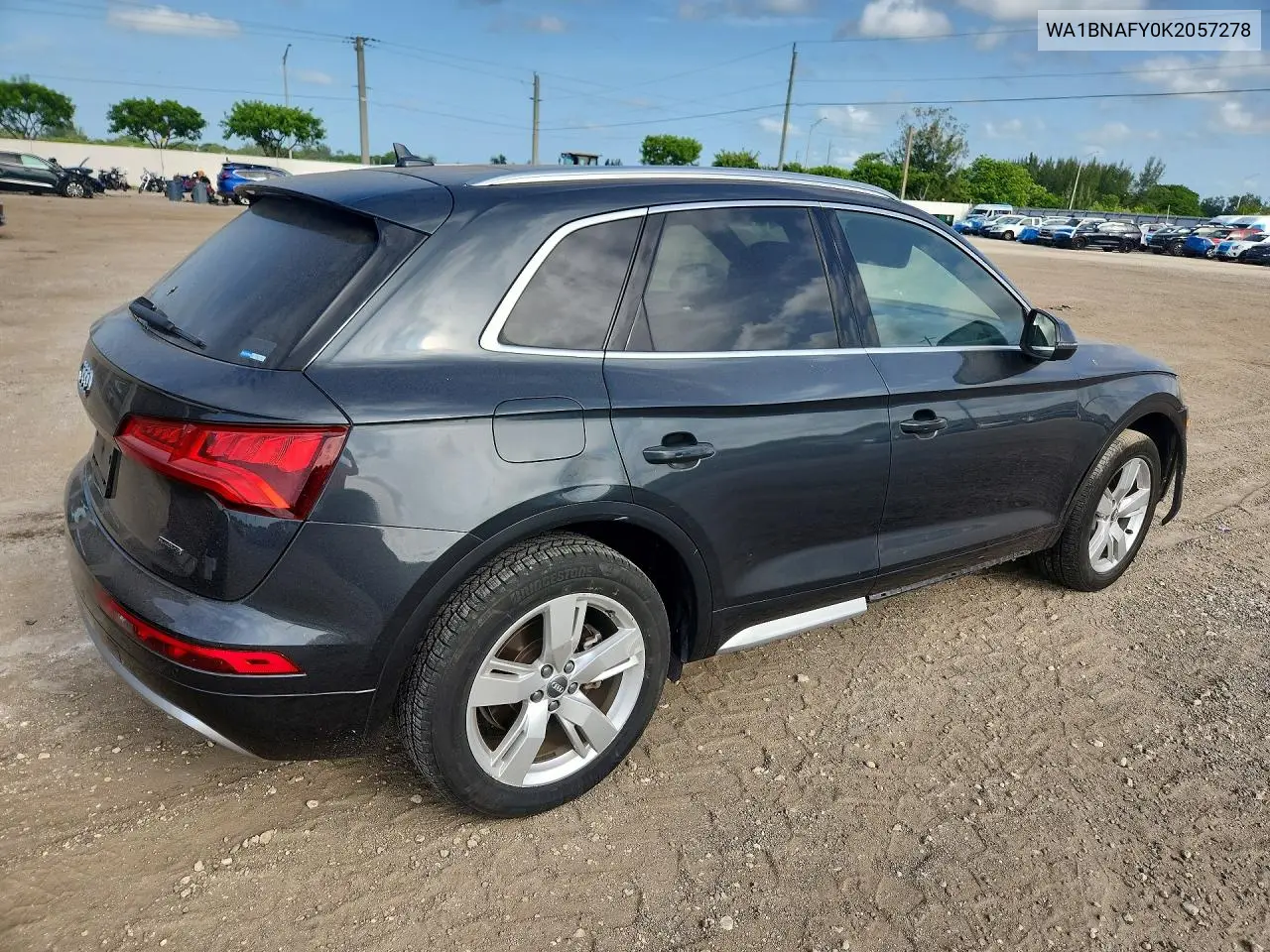 2019 Audi Q5 Premium Plus VIN: WA1BNAFY0K2057278 Lot: 59860566