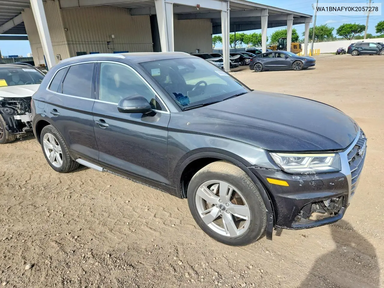 2019 Audi Q5 Premium Plus VIN: WA1BNAFY0K2057278 Lot: 59860566
