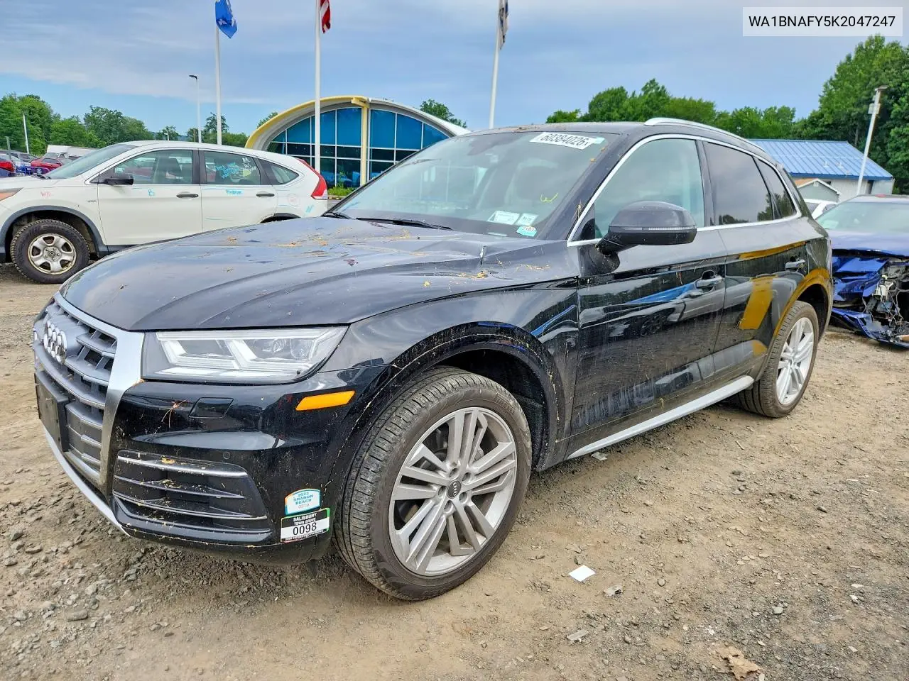 2019 Audi Q5 Premium Plus VIN: WA1BNAFY5K2047247 Lot: 60384026