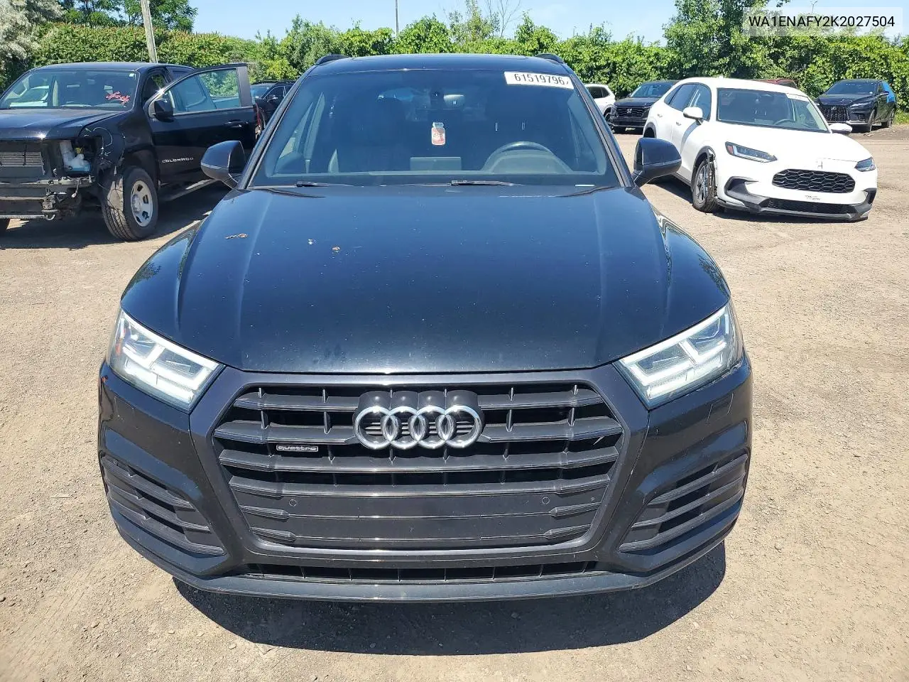2019 Audi Q5 Progressiv S-Line VIN: WA1ENAFY2K2027504 Lot: 61519796