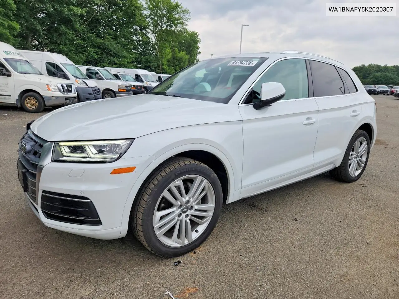 2019 Audi Q5 Premium Plus VIN: WA1BNAFY5K2020307 Lot: 61694736