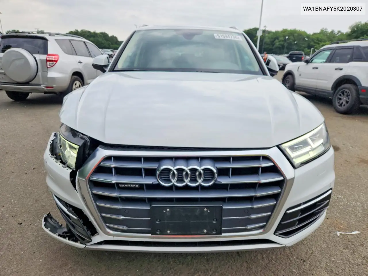 2019 Audi Q5 Premium Plus VIN: WA1BNAFY5K2020307 Lot: 61694736
