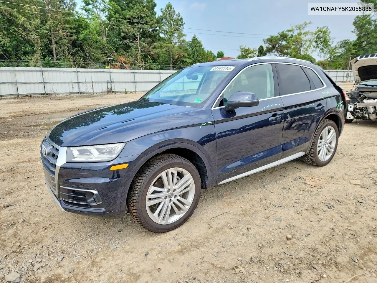 2019 Audi Q5 Prestige VIN: WA1CNAFY5K2055885 Lot: 61965916
