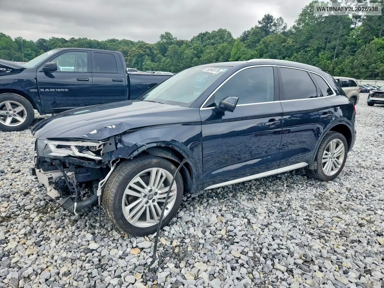 2020 Audi Q5 Premium Plus VIN: WA1BNAFY2L2026938 Lot: 55548176