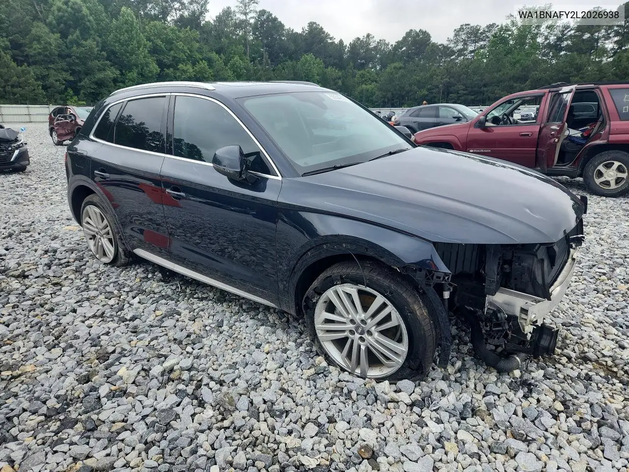 2020 Audi Q5 Premium Plus VIN: WA1BNAFY2L2026938 Lot: 55548176