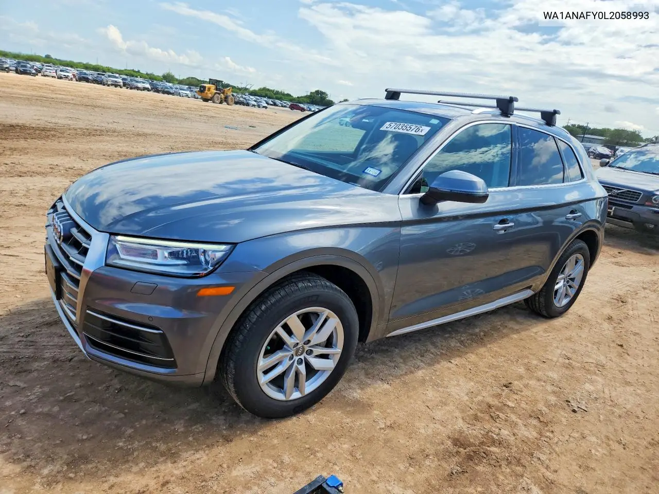 2020 Audi Q5 Premium VIN: WA1ANAFY0L2058993 Lot: 57035576