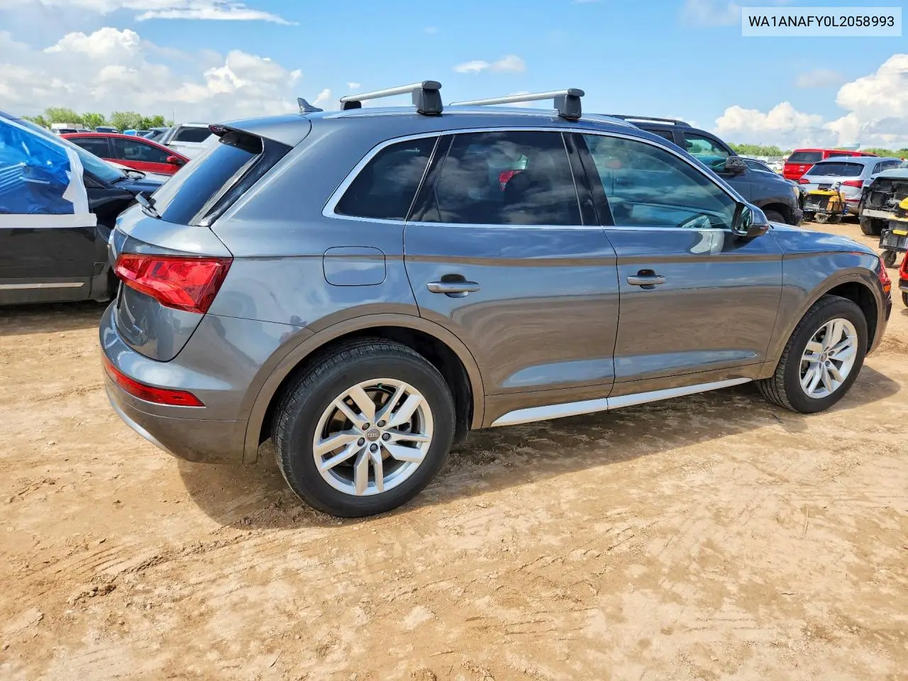 2020 Audi Q5 Premium VIN: WA1ANAFY0L2058993 Lot: 57035576