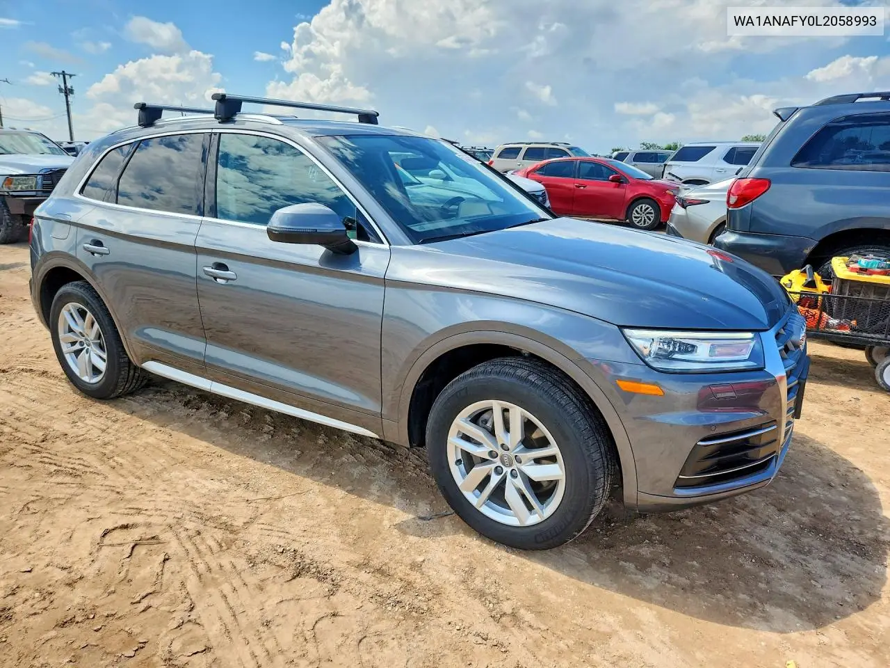2020 Audi Q5 Premium VIN: WA1ANAFY0L2058993 Lot: 57035576