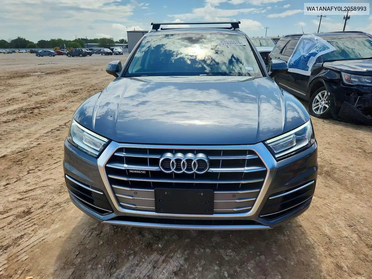 2020 Audi Q5 Premium VIN: WA1ANAFY0L2058993 Lot: 57035576