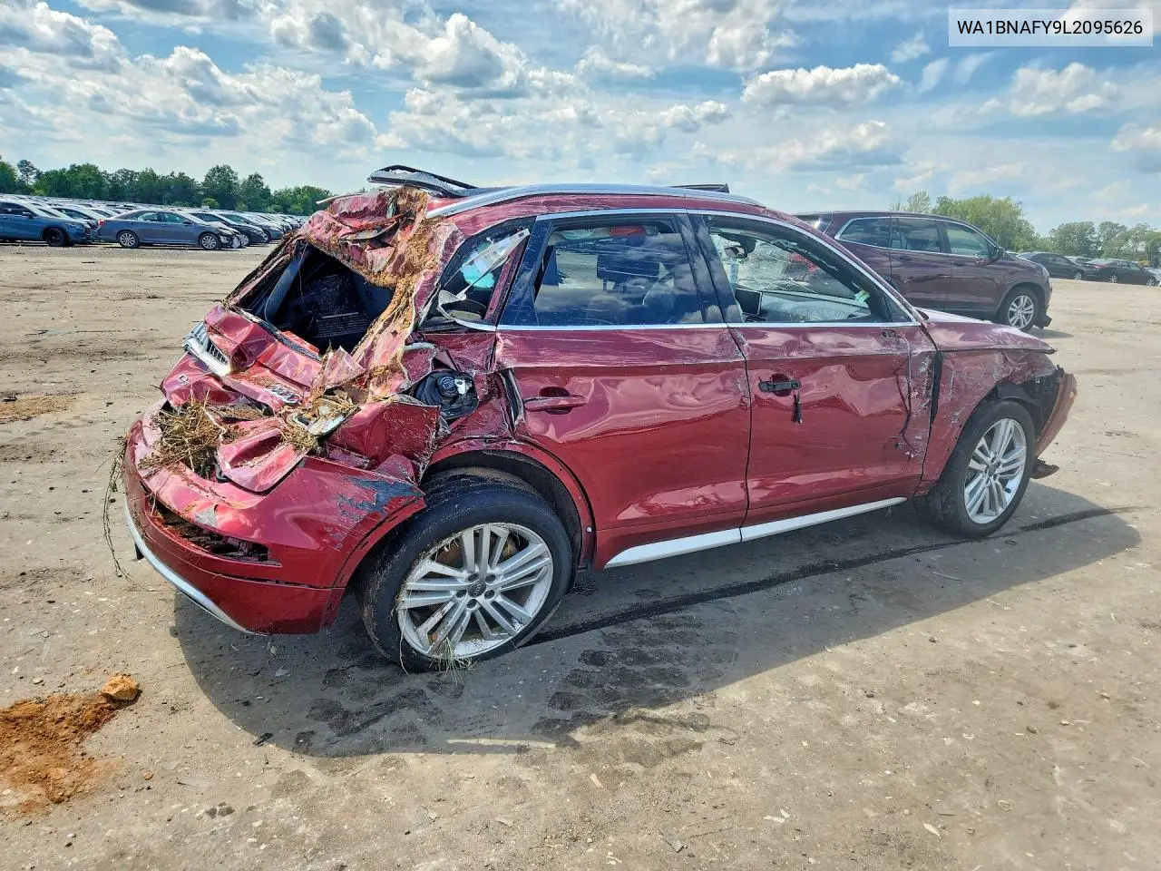 2020 Audi Q5 Premium Plus VIN: WA1BNAFY9L2095626 Lot: 58798176
