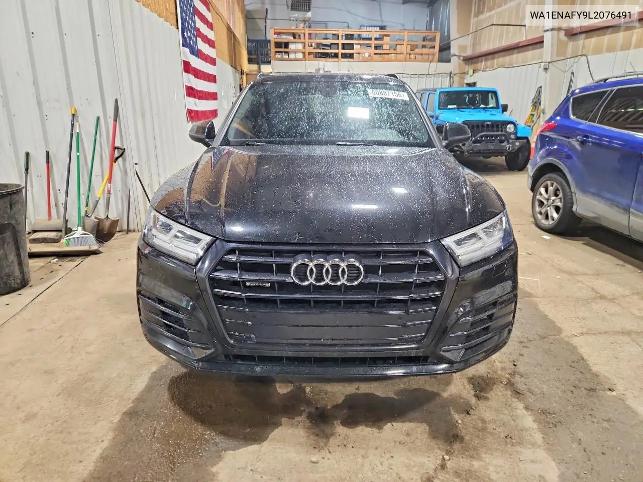 2020 Audi Q5 Premium Plus S-Line VIN: WA1ENAFY9L2076491 Lot: 60887156