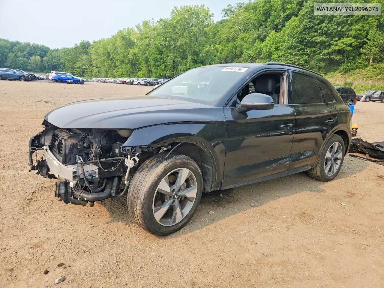 2020 Audi Q5 Premium VIN: WA1ANAFY9L2096075 Lot: 60961096