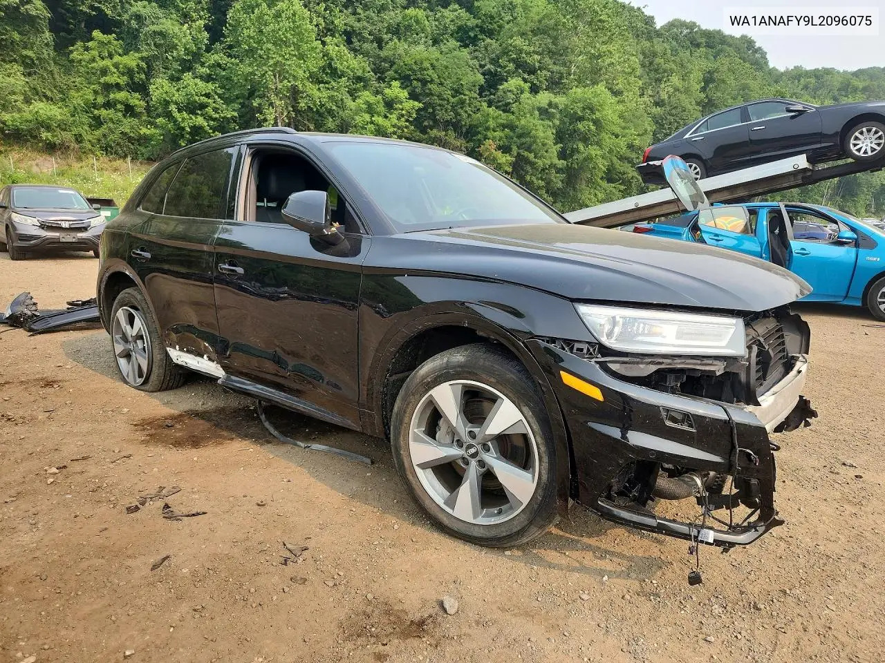 2020 Audi Q5 Premium VIN: WA1ANAFY9L2096075 Lot: 60961096