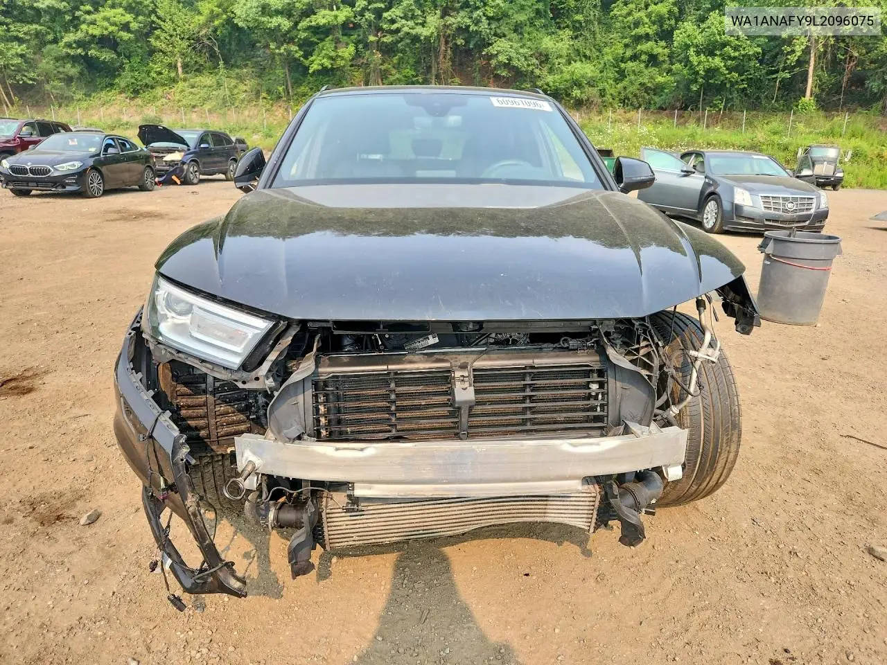 2020 Audi Q5 Premium VIN: WA1ANAFY9L2096075 Lot: 60961096