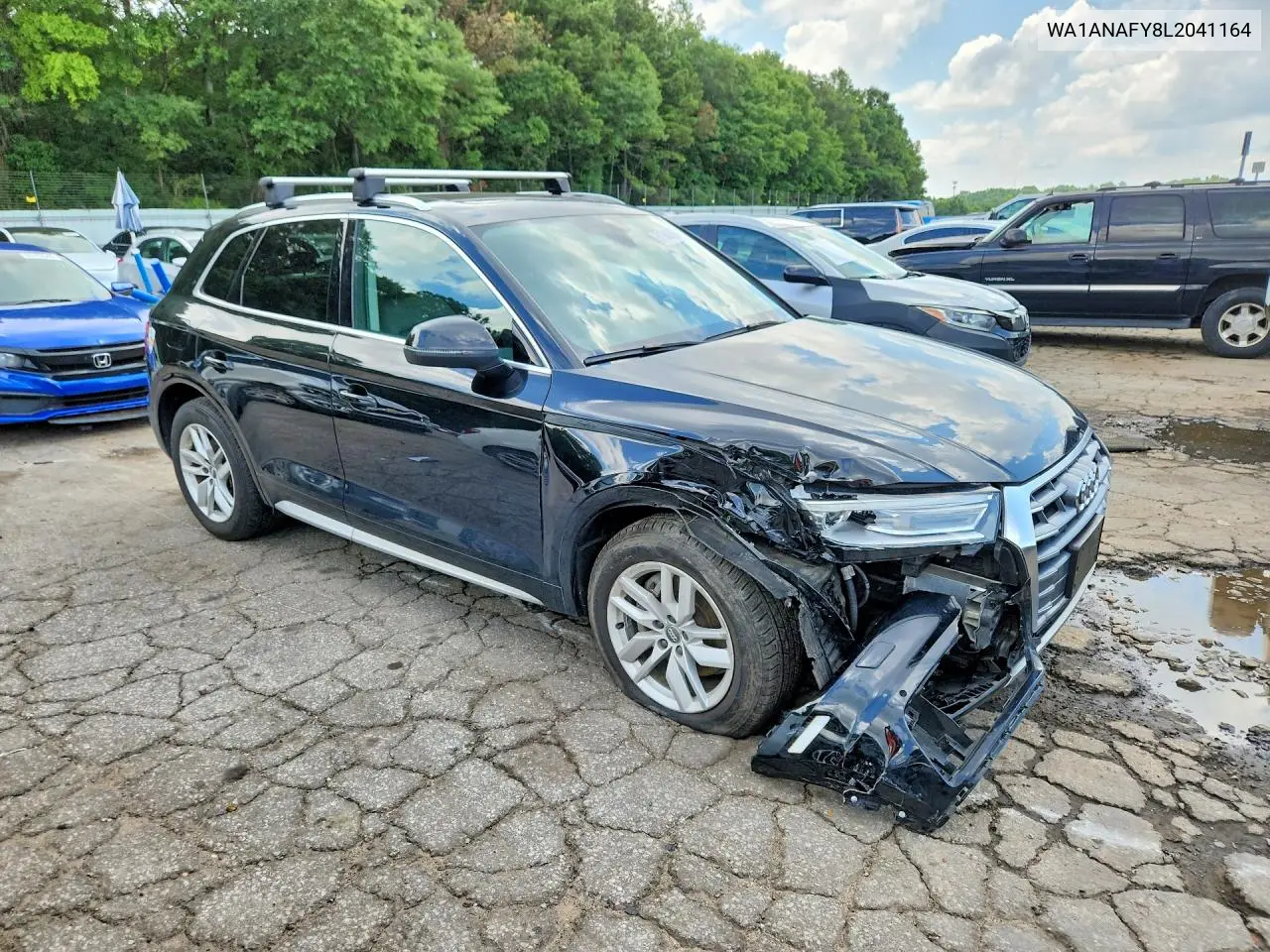 2020 Audi Q5 Premium VIN: WA1ANAFY8L2041164 Lot: 61360166