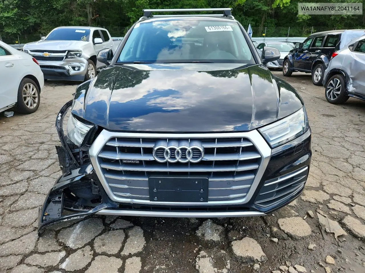 2020 Audi Q5 Premium VIN: WA1ANAFY8L2041164 Lot: 61360166