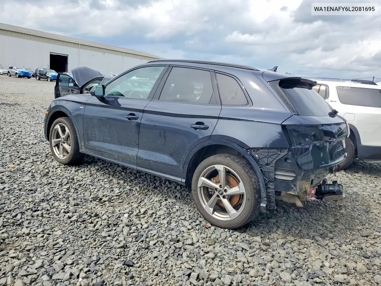 2020 Audi Q5 Titanium Premium Plus VIN: WA1ENAFY6L2081695 Lot: 61784226