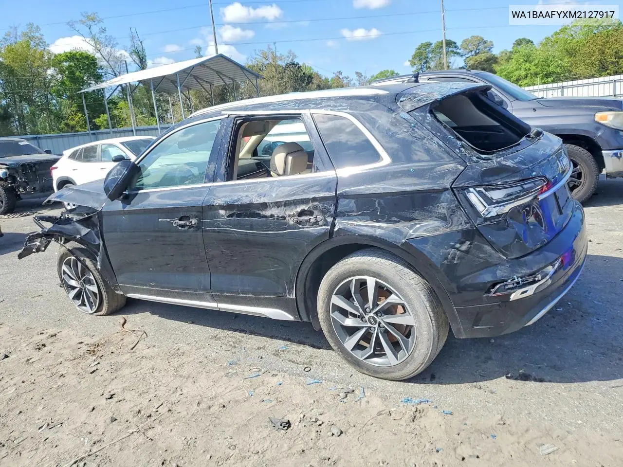 WA1BAAFYXM2127917 2021 Audi Q5 Premium Plus