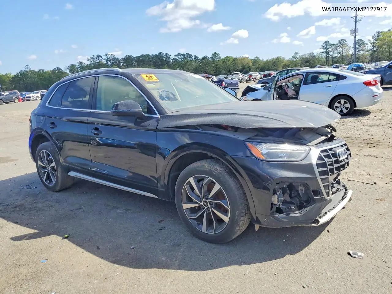 WA1BAAFYXM2127917 2021 Audi Q5 Premium Plus