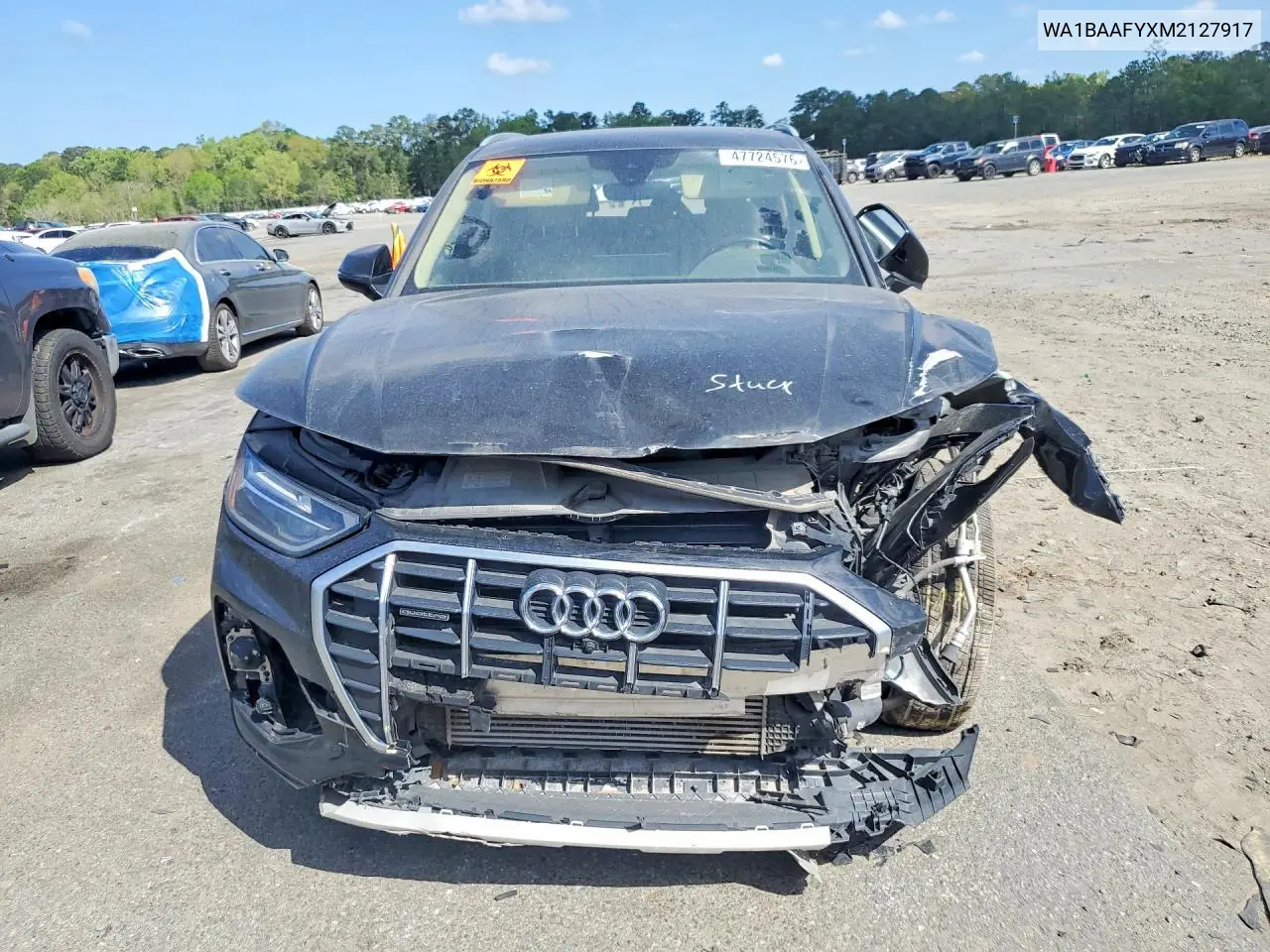 WA1BAAFYXM2127917 2021 Audi Q5 Premium Plus
