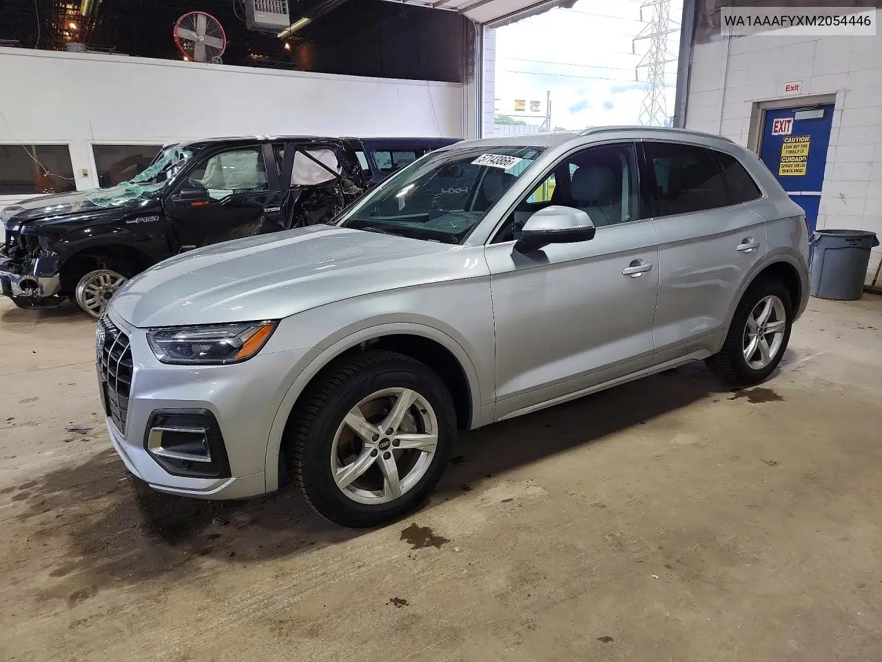 2021 Audi Q5 Premium VIN: WA1AAAFYXM2054446 Lot: 57143866