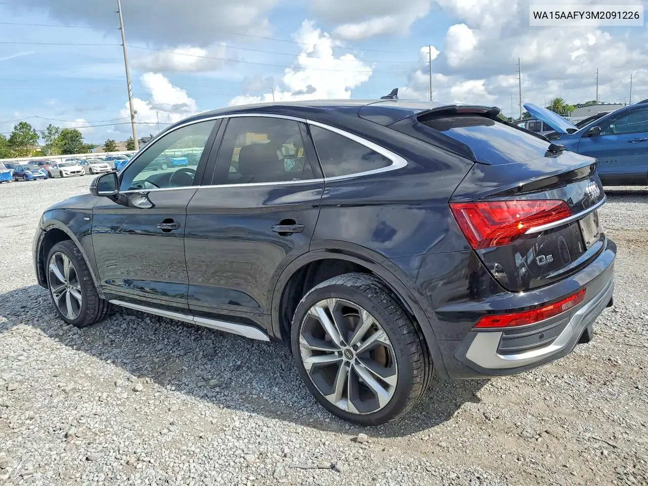 2021 Audi Q5 Sportback Premium Plus VIN: WA15AAFY3M2091226 Lot: 57191336