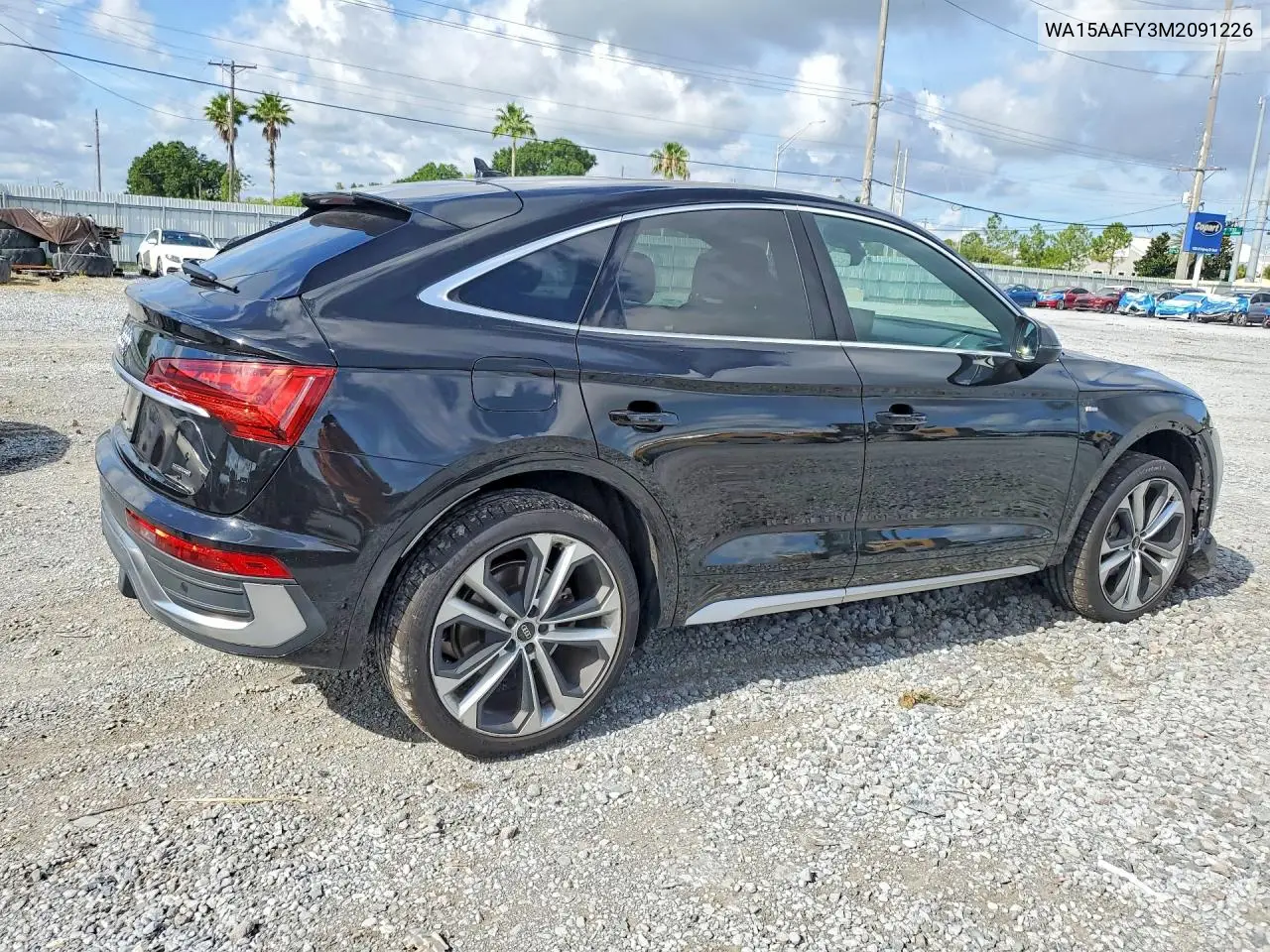 2021 Audi Q5 Sportback Premium Plus VIN: WA15AAFY3M2091226 Lot: 57191336
