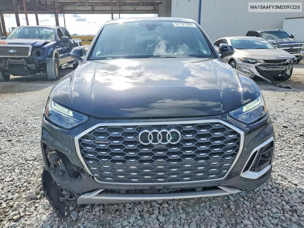 2021 Audi Q5 Sportback Premium Plus VIN: WA15AAFY3M2091226 Lot: 57191336