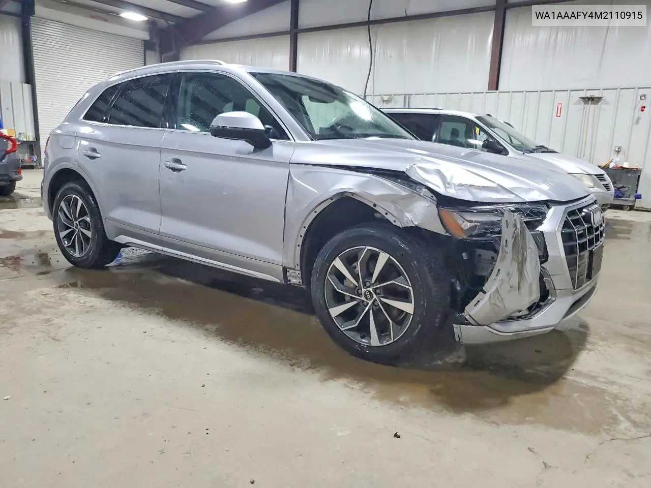 2021 Audi Q5 Premium VIN: WA1AAAFY4M2110915 Lot: 58207256