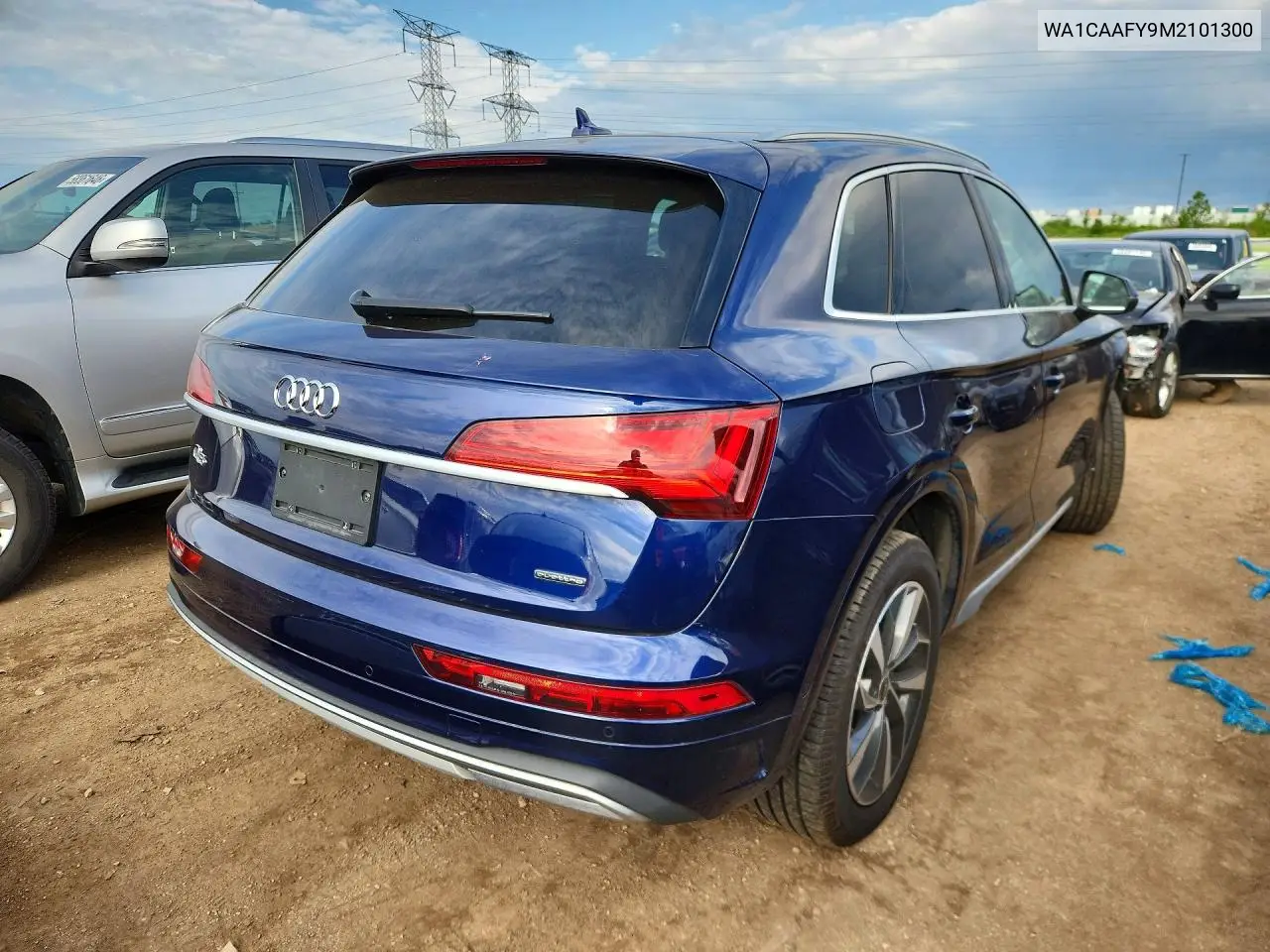 2021 Audi Q5 Prestige VIN: WA1CAAFY9M2101300 Lot: 58219946