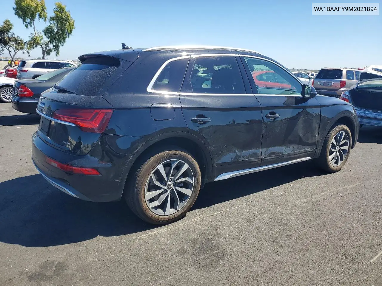 2021 Audi Q5 Premium Plus VIN: WA1BAAFY9M2021894 Lot: 60257346