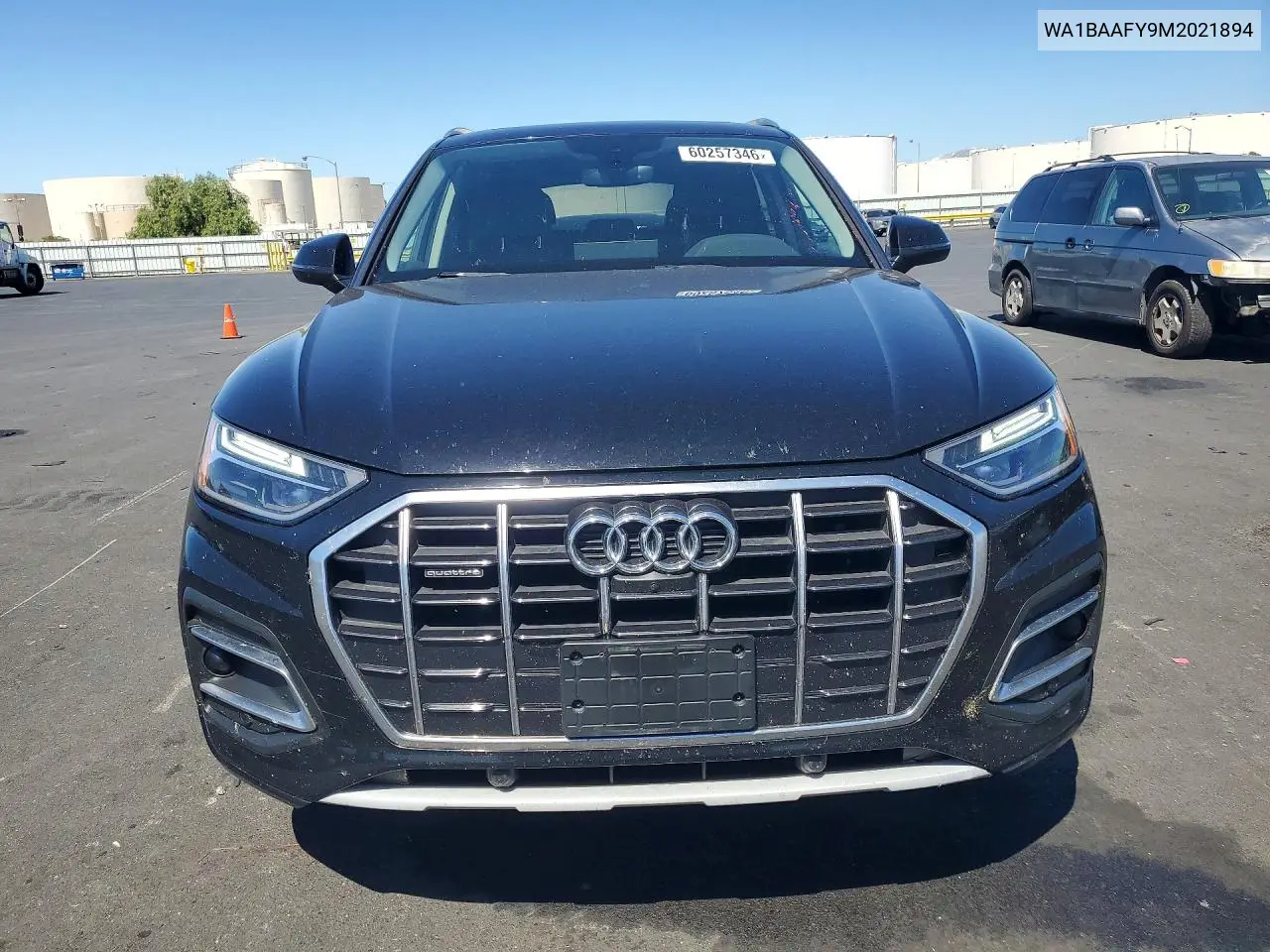2021 Audi Q5 Premium Plus VIN: WA1BAAFY9M2021894 Lot: 60257346
