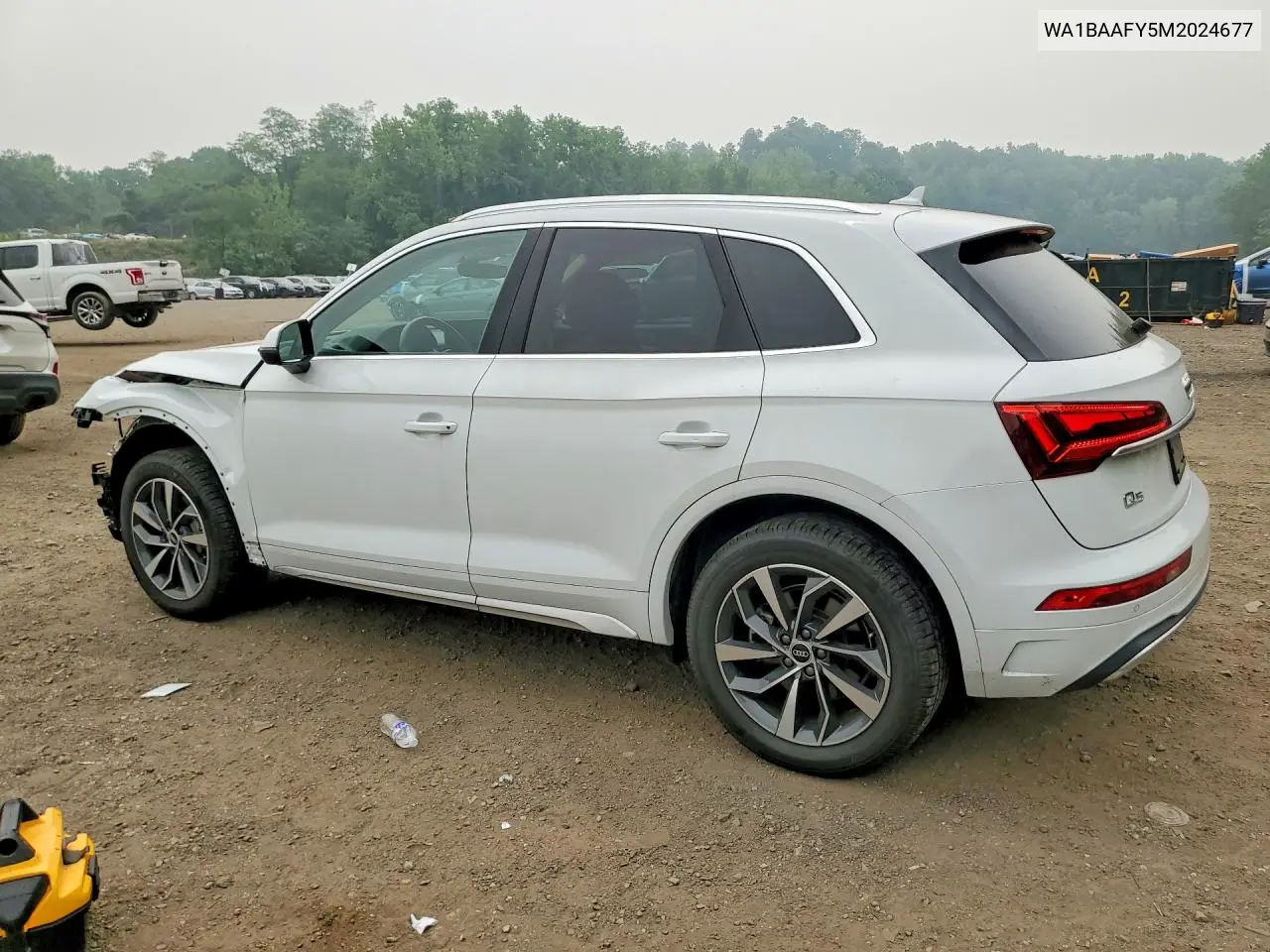 2021 Audi Q5 Premium Plus VIN: WA1BAAFY5M2024677 Lot: 61095276