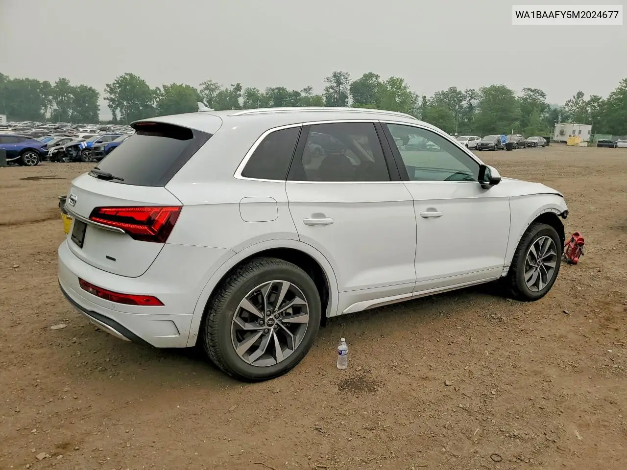 2021 Audi Q5 Premium Plus VIN: WA1BAAFY5M2024677 Lot: 61095276