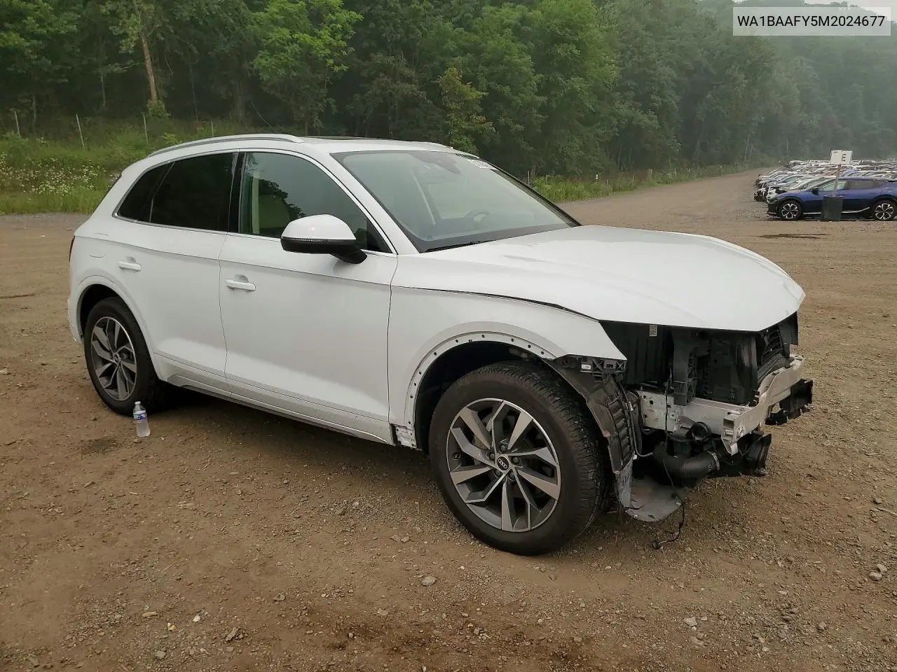 2021 Audi Q5 Premium Plus VIN: WA1BAAFY5M2024677 Lot: 61095276