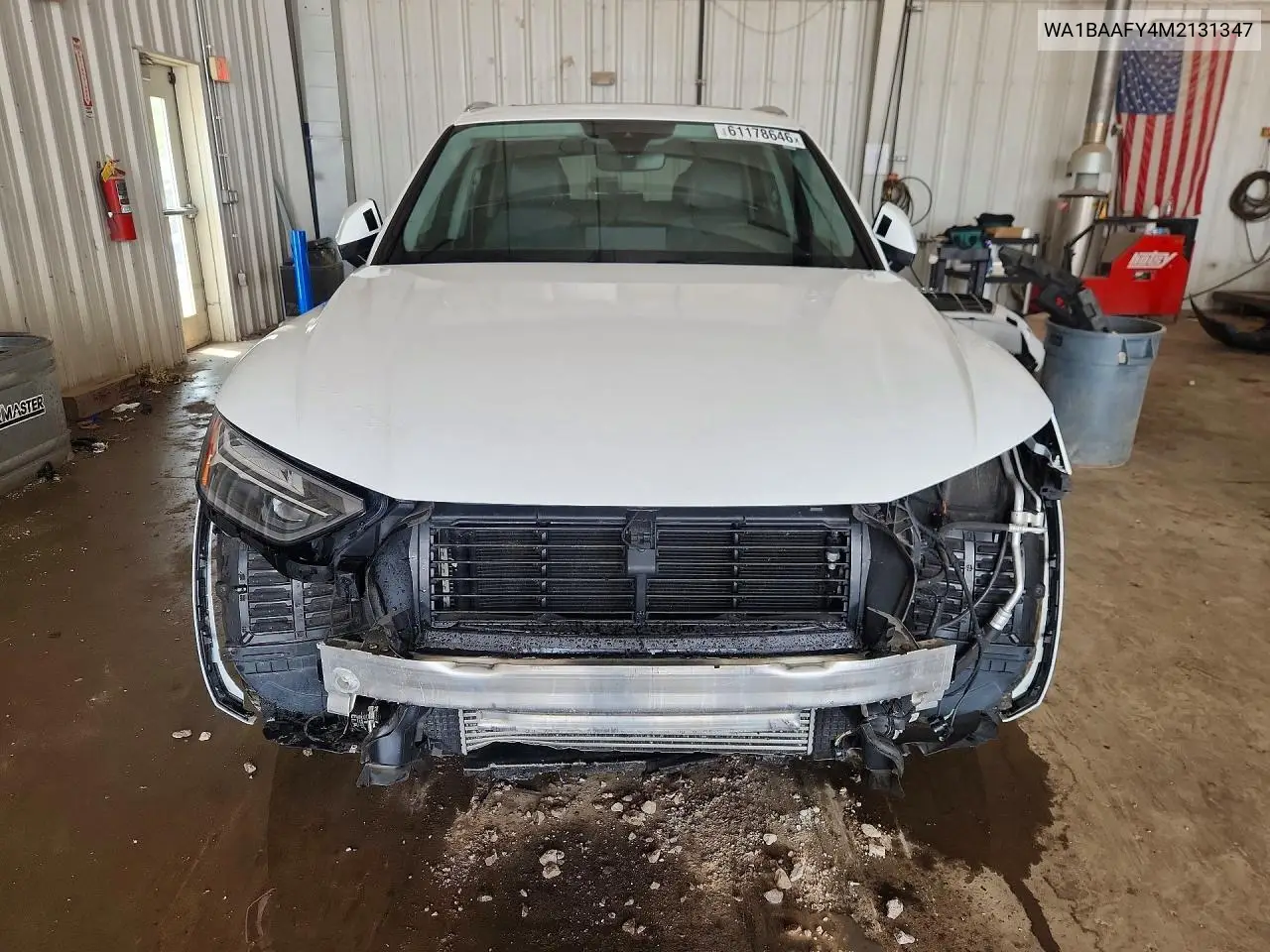 2021 Audi Q5 Premium Plus VIN: WA1BAAFY4M2131347 Lot: 61178646