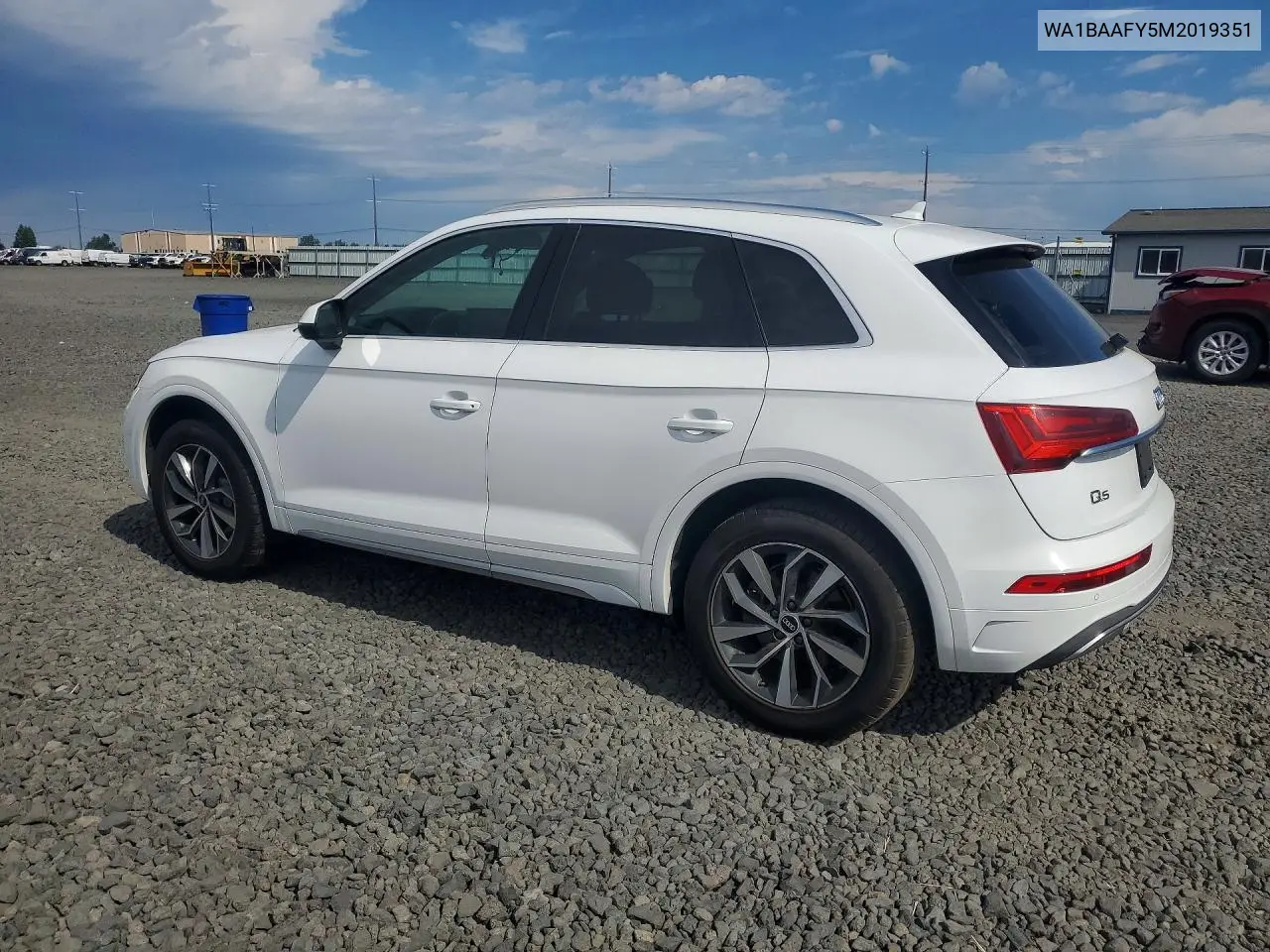 2021 Audi Q5 Premium Plus VIN: WA1BAAFY5M2019351 Lot: 61587396