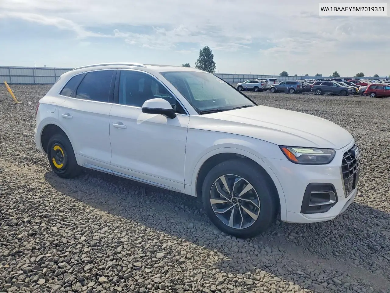 2021 Audi Q5 Premium Plus VIN: WA1BAAFY5M2019351 Lot: 61587396
