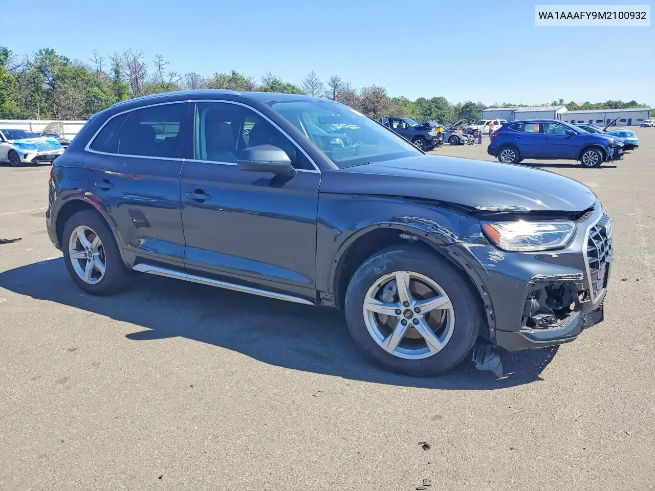 2021 Audi Q5 Premium VIN: WA1AAAFY9M2100932 Lot: 61762976
