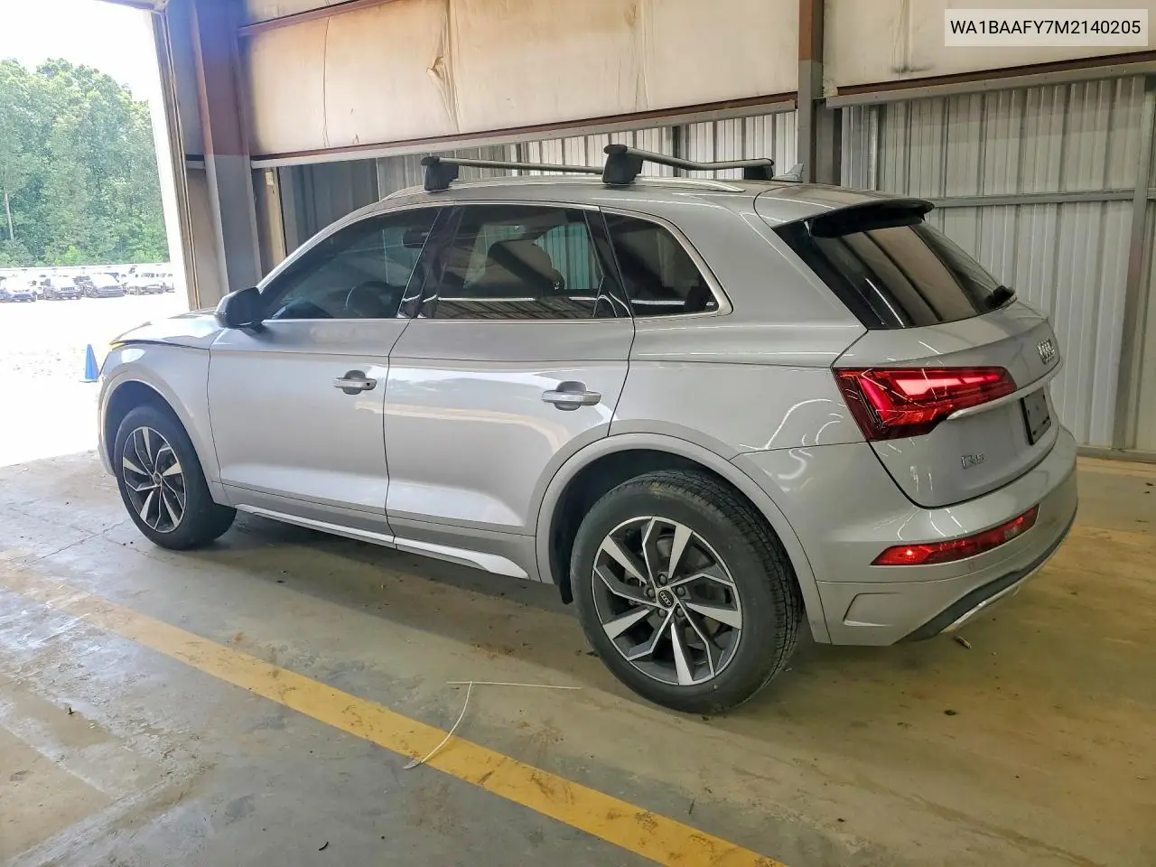 2021 Audi Q5 Premium Plus VIN: WA1BAAFY7M2140205 Lot: 61776076