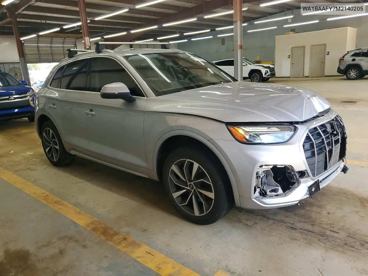 2021 Audi Q5 Premium Plus VIN: WA1BAAFY7M2140205 Lot: 61776076