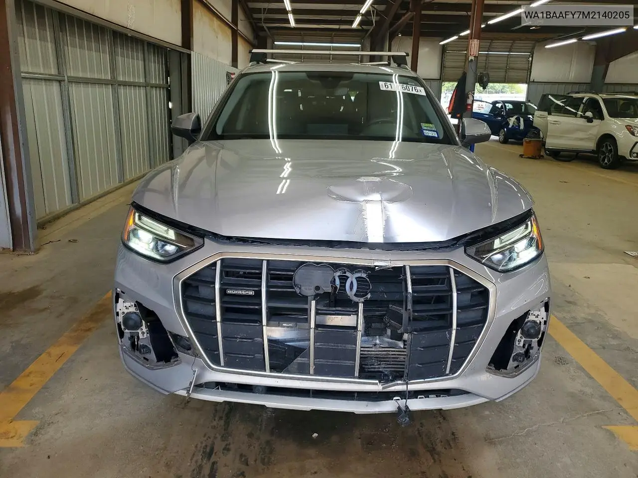 2021 Audi Q5 Premium Plus VIN: WA1BAAFY7M2140205 Lot: 61776076