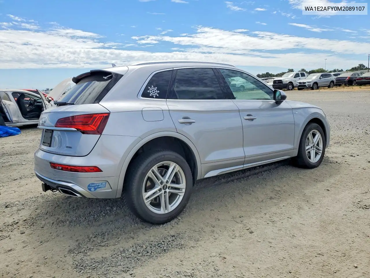 2021 Audi Q5 E Premium Plus VIN: WA1E2AFY0M2089107 Lot: 61894796
